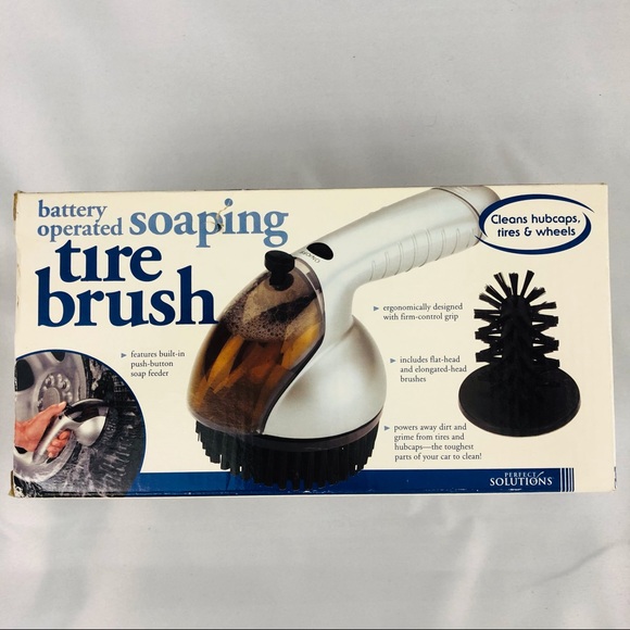 NIB Auto Soaping Tire Brush Battery Operated - Picture 9 of 16